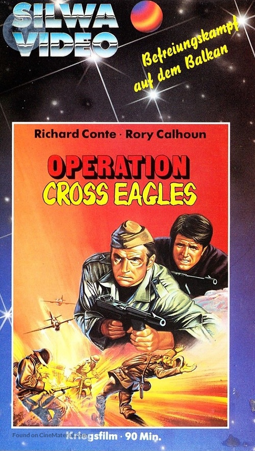 Operation Cross Eagles - German VHS movie cover
