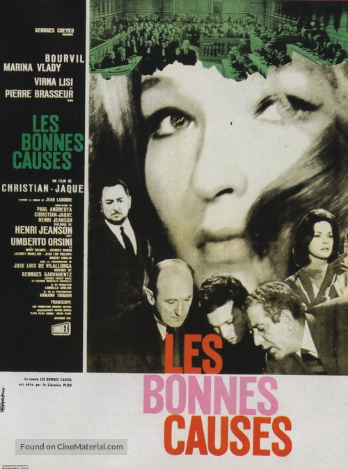 Les bonnes causes - French Movie Poster