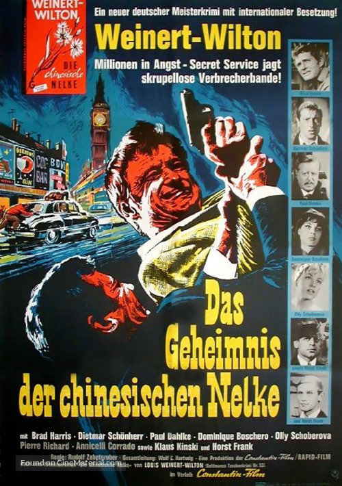 Das Geheimnis der chinesischen Nelke - German Movie Poster