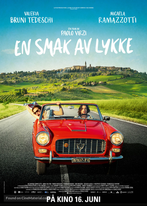 La pazza gioia - Norwegian Movie Poster