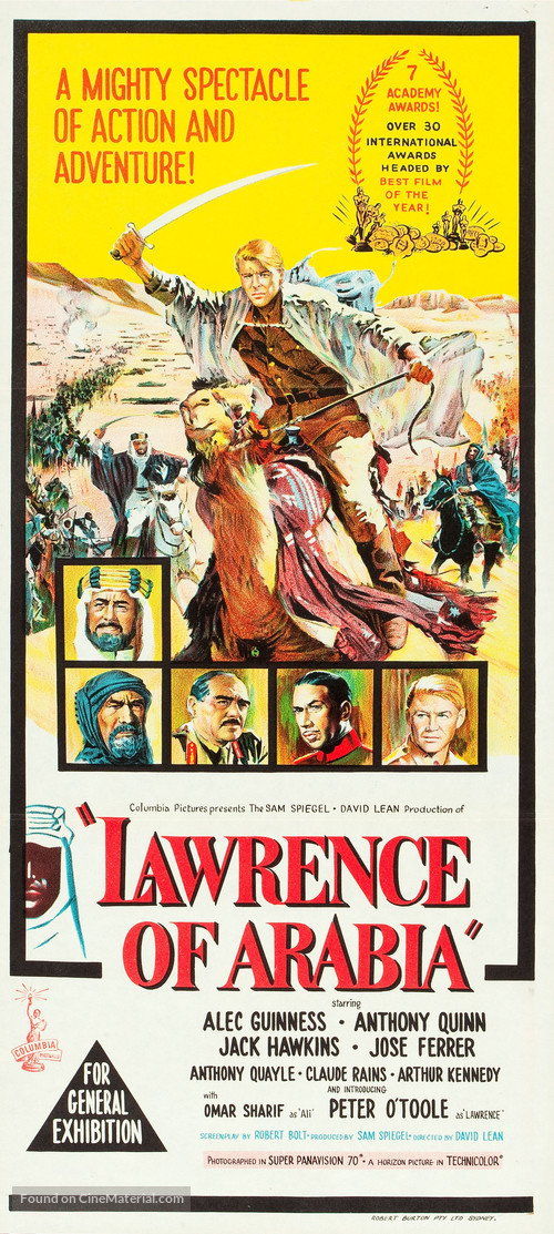 Lawrence of Arabia - Australian Movie Poster