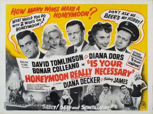 Is Your Honeymoon Really Necessary? - British Movie Poster