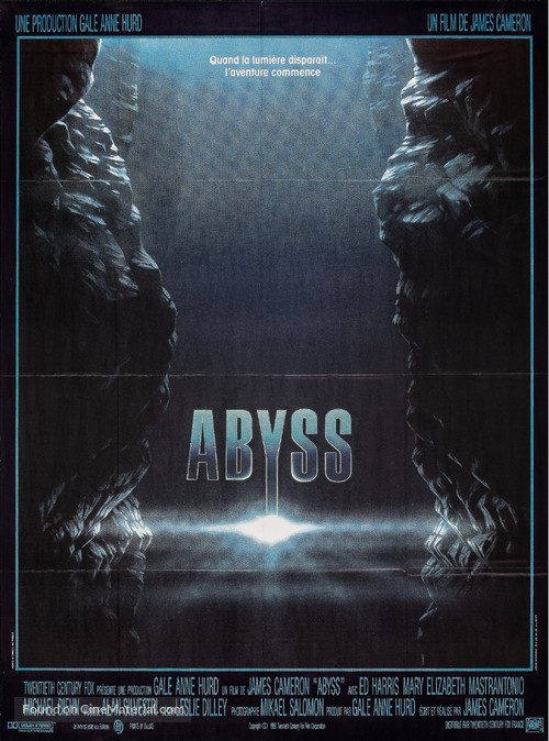 The Abyss - French Movie Poster