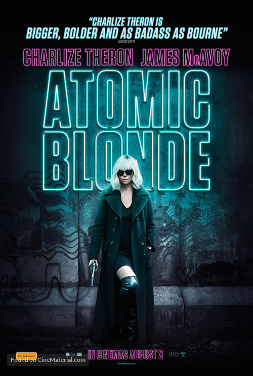 Atomic Blonde - Australian Movie Poster