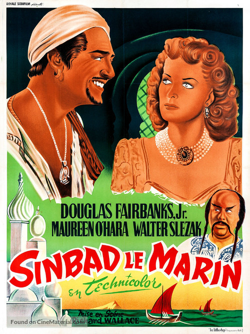 Sinbad the Sailor - French Movie Poster