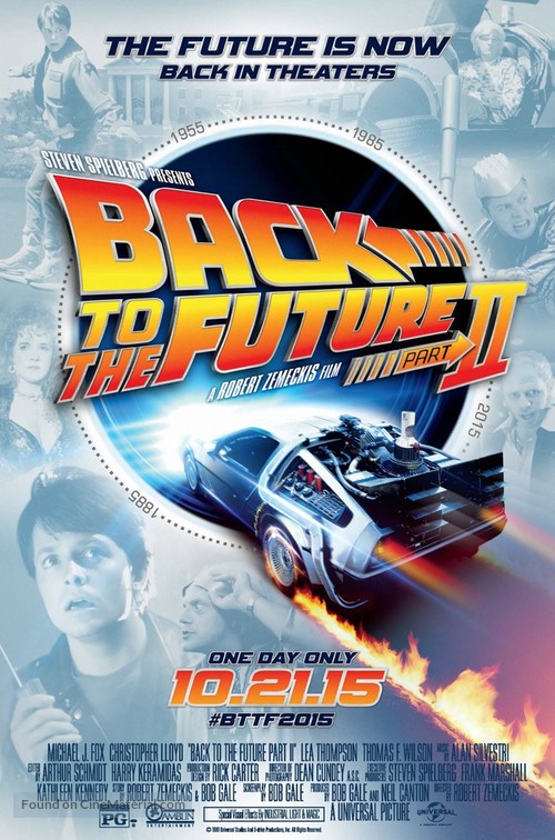 Back to the Future Part II - Re-release movie poster