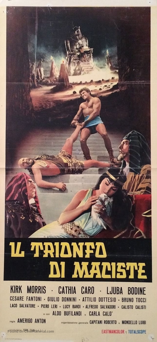 Il trionfo di Maciste - Italian Movie Poster