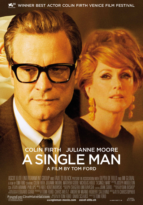 A Single Man - Swiss Movie Poster