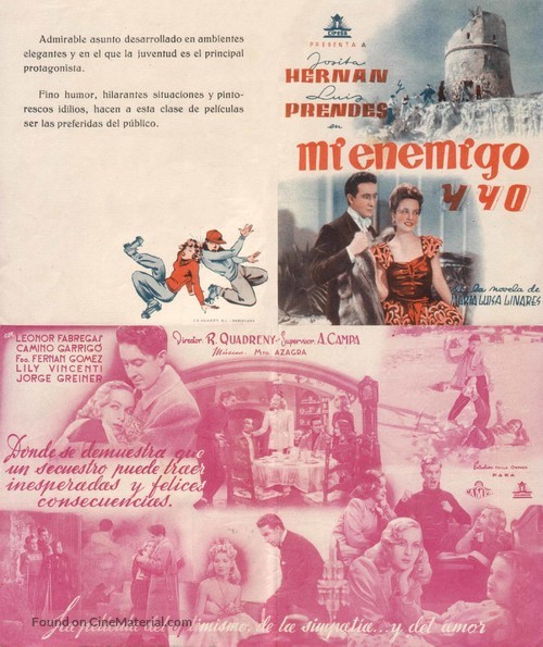 Mi enemigo y yo - Spanish poster