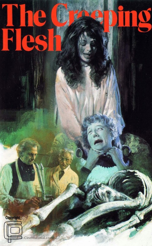 The Creeping Flesh - Norwegian VHS movie cover