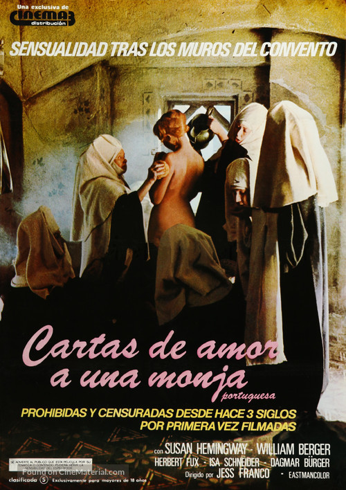 Die liebesbriefe einer portugiesischen Nonne - Spanish Movie Poster