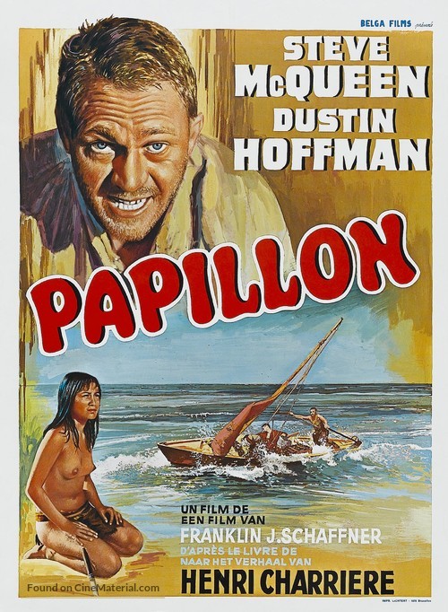 Papillon - Belgian Movie Poster