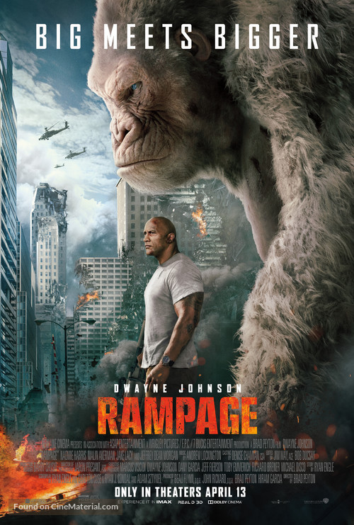 Rampage - Theatrical movie poster