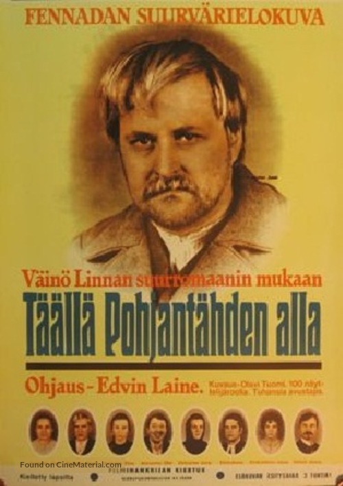 T&auml;&auml;ll&auml; Pohjant&auml;hden alla - Finnish Movie Poster