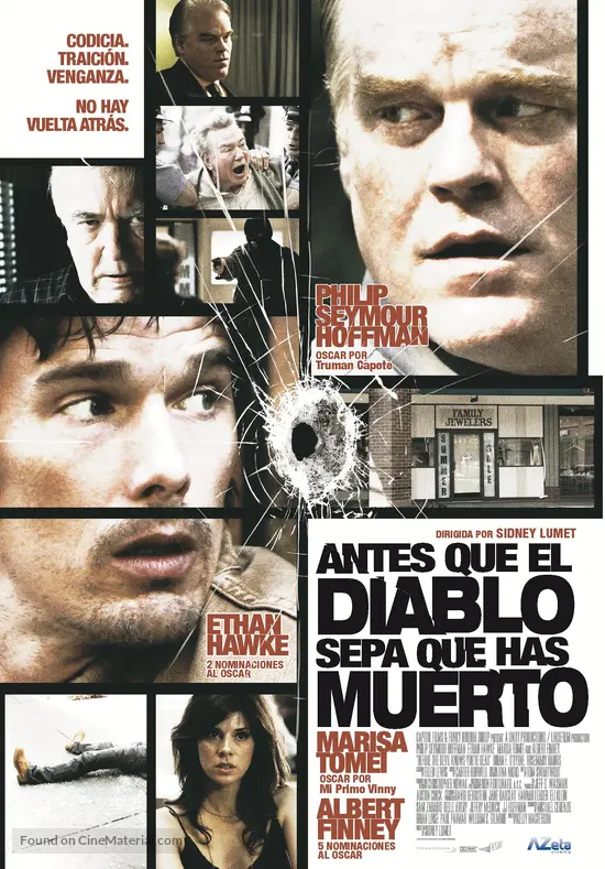 Before the Devil Knows You&#039;re Dead - Spanish Movie Poster