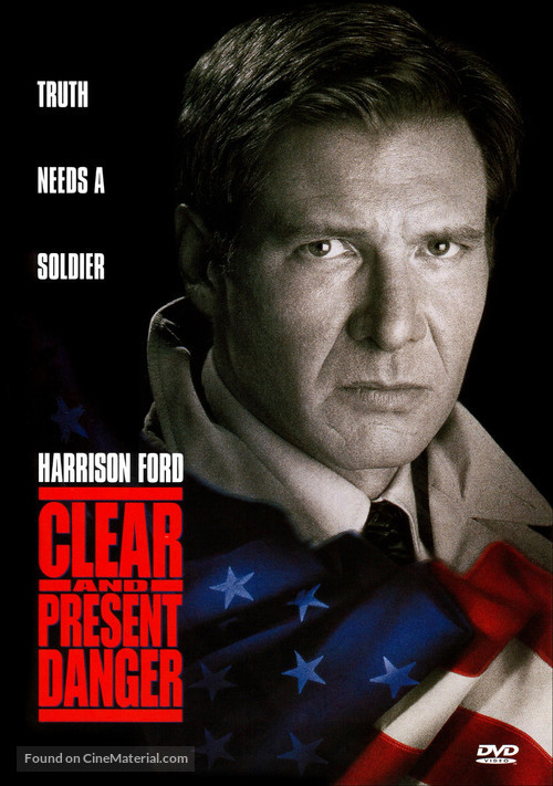 Clear and Present Danger - DVD movie cover