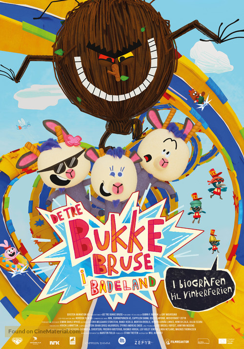 Bukkene Bruse p&aring; Badeland - Danish Movie Poster