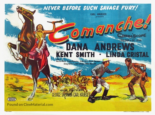 Comanche - British Movie Poster