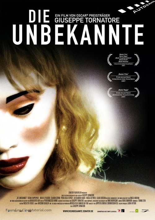 La sconosciuta - German Movie Poster