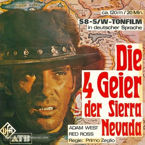 I quattro inesorabili - German Movie Cover