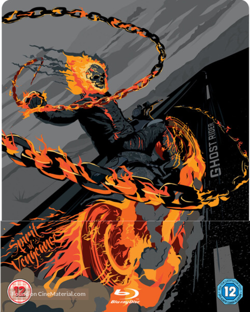 Ghost Rider: Spirit of Vengeance - British Movie Cover