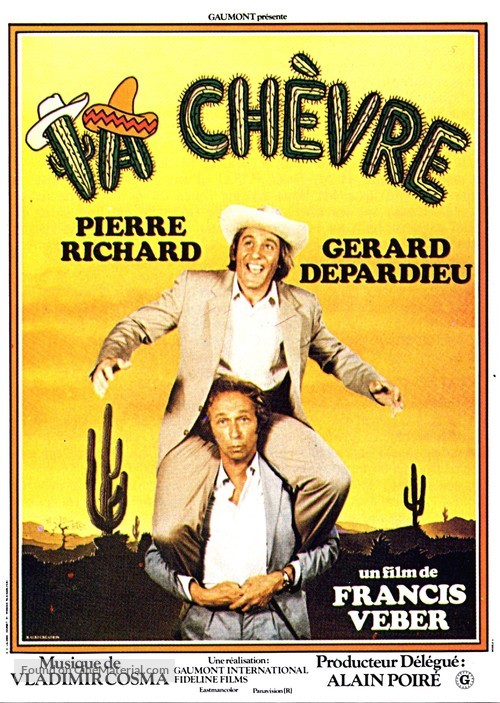 La ch&egrave;vre - French Movie Poster