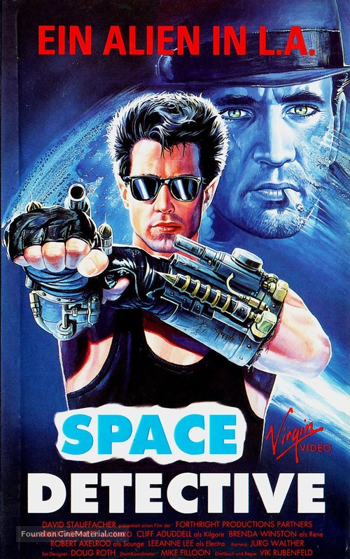 Alien Private Eye - German VHS movie cover