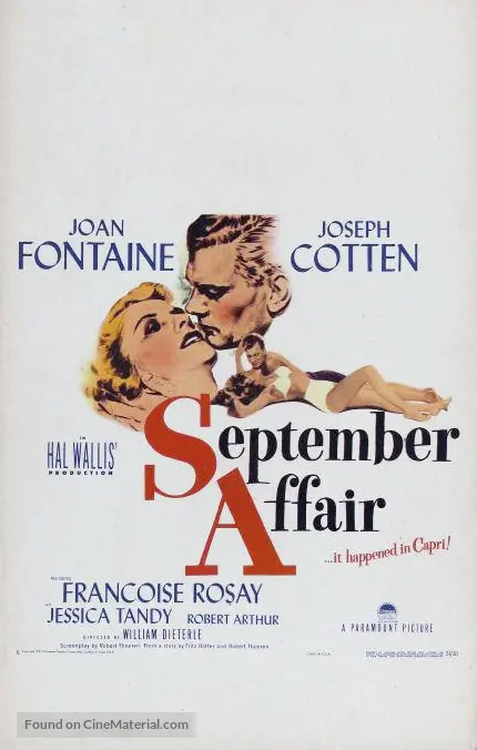 September Affair - Movie Poster