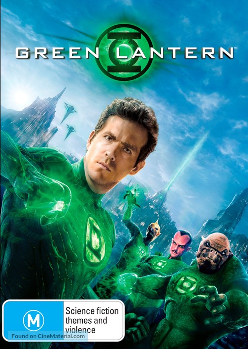 Green Lantern - Australian DVD movie cover