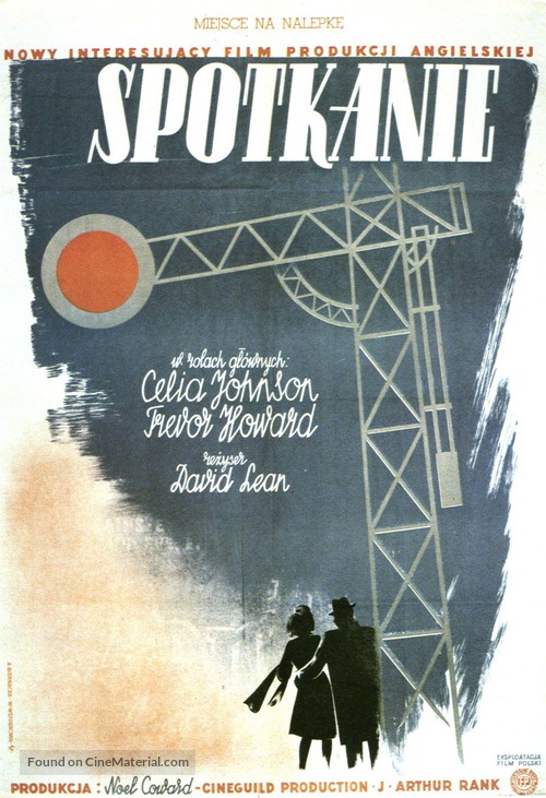 Brief Encounter - Polish Movie Poster