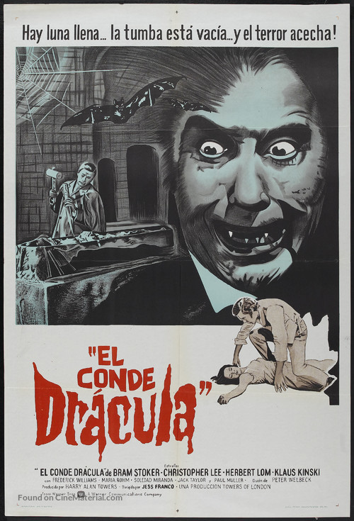 Nachts, wenn Dracula erwacht - Argentinian Movie Poster