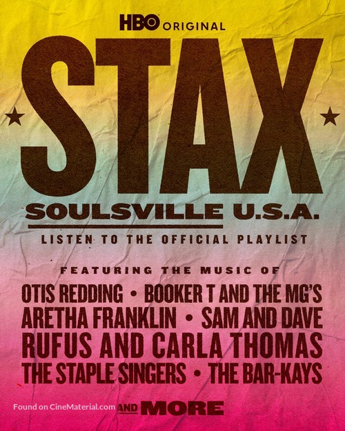 &quot;Stax: Soulsville U.S.A.&quot; - Movie Poster