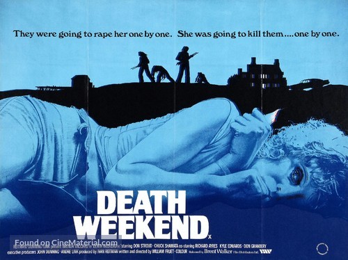 Death Weekend - British Movie Poster