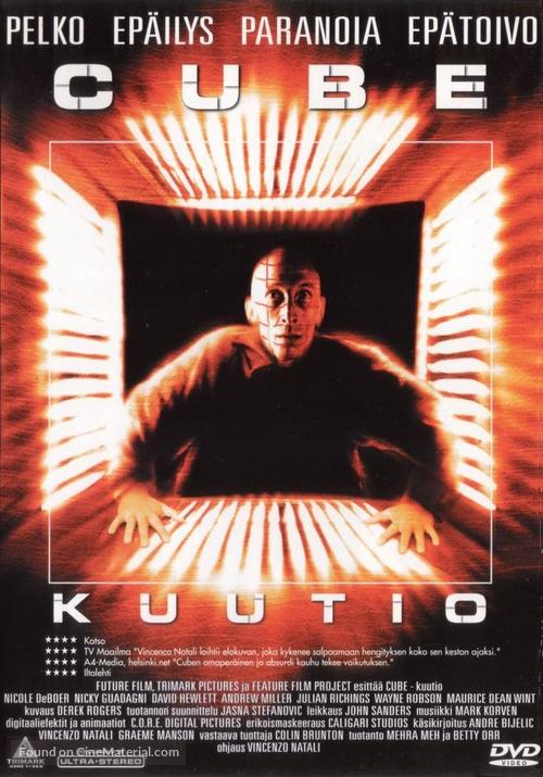 Cube - Finnish DVD movie cover