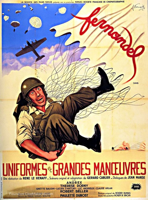 Uniformes et grandes manoeuvres - French Movie Poster