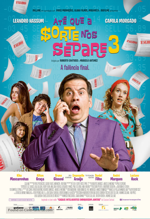 At&eacute; Que a Sorte nos Separe 3: A Fal&ecirc;ncia Final - Brazilian Movie Poster