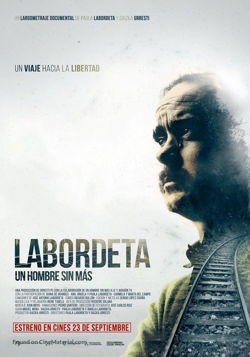 Labordeta, un hombre sin m&aacute;s - Spanish Movie Poster