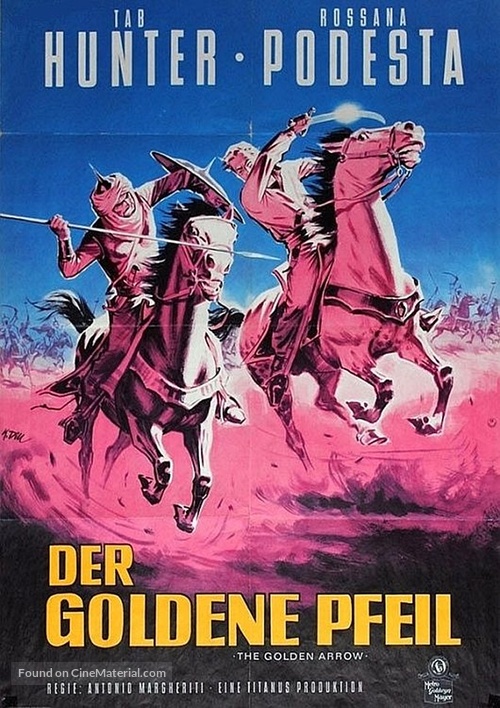 L&#039;arciere delle mille e una notte - German Movie Poster