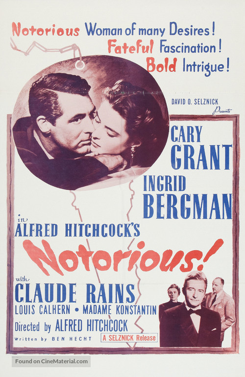 Notorious - Re-release movie poster