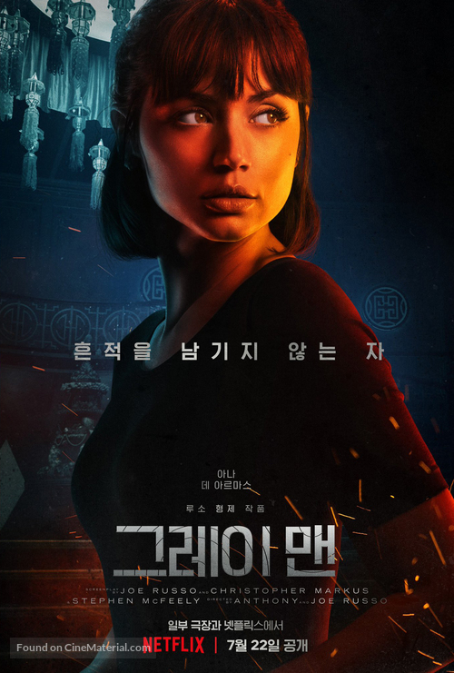 The Gray Man - South Korean Movie Poster