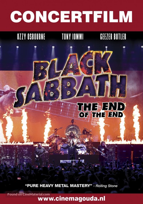 Black Sabbath the End of the End - Dutch Movie Poster