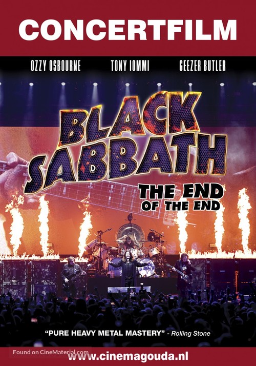 Black Sabbath the End of the End - Dutch Movie Poster