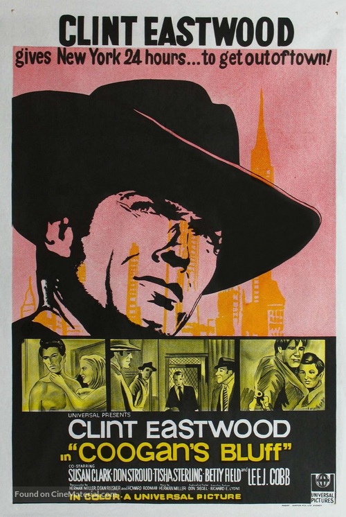 Coogan&#039;s Bluff - Australian Movie Poster