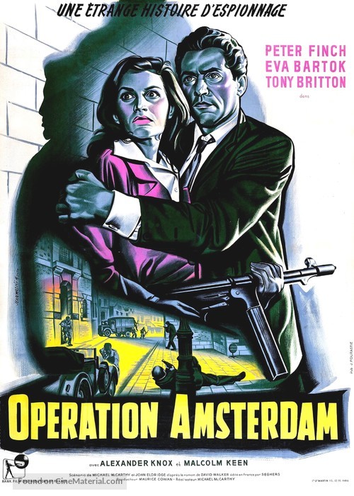 Operation Amsterdam - French Movie Poster