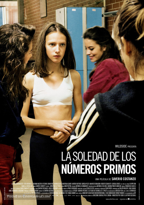 La solitudine dei numeri primi - Spanish Movie Poster