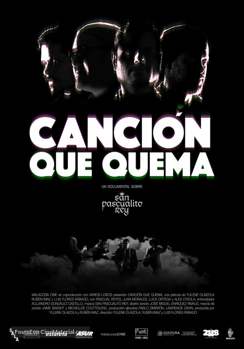 Canci&oacute;n que quema - Mexican Movie Poster