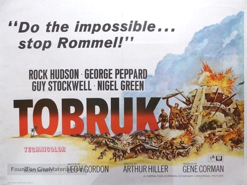 Tobruk - British Movie Poster