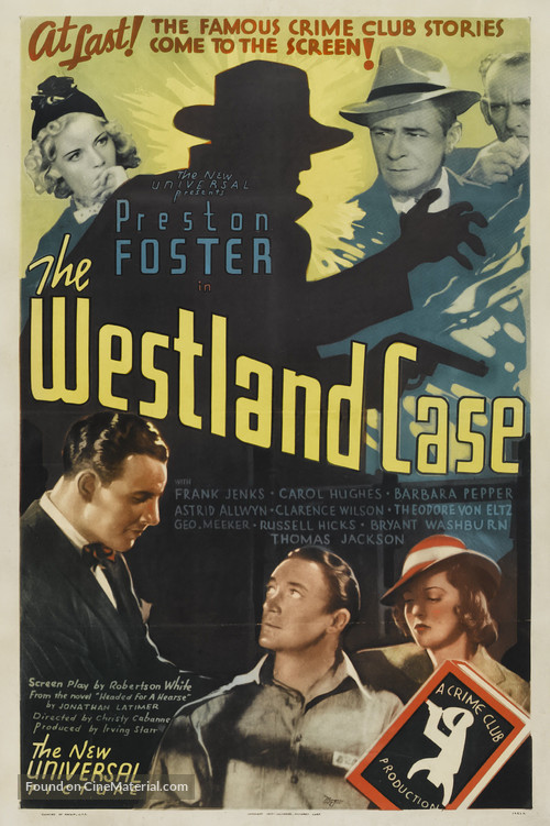 The Westland Case - Movie Poster