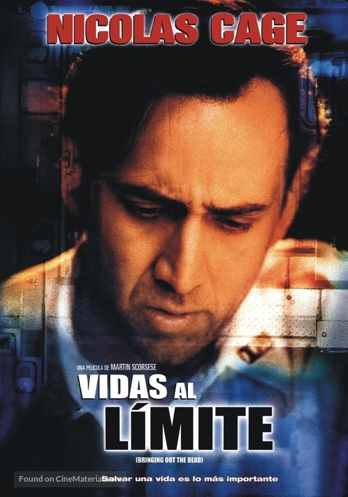 Bringing Out The Dead - Argentinian DVD movie cover