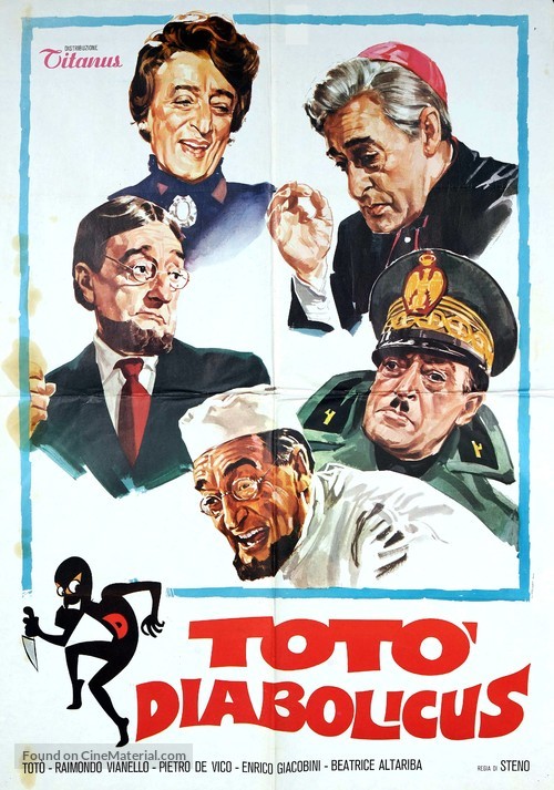 Tot&ograve; diabolicus - Italian Movie Poster